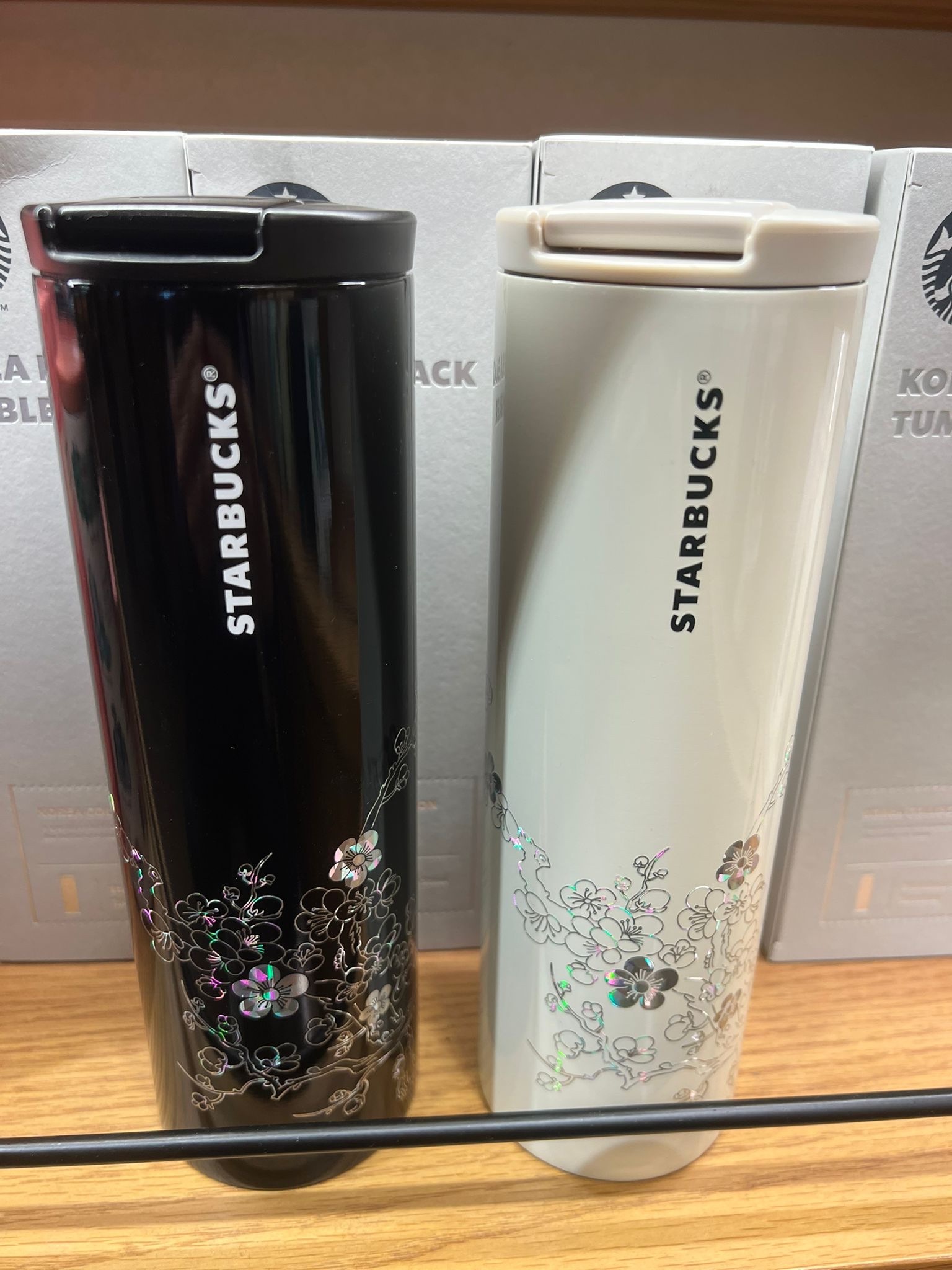 韓國Starbucks限定梅花保溫杯 473ml
