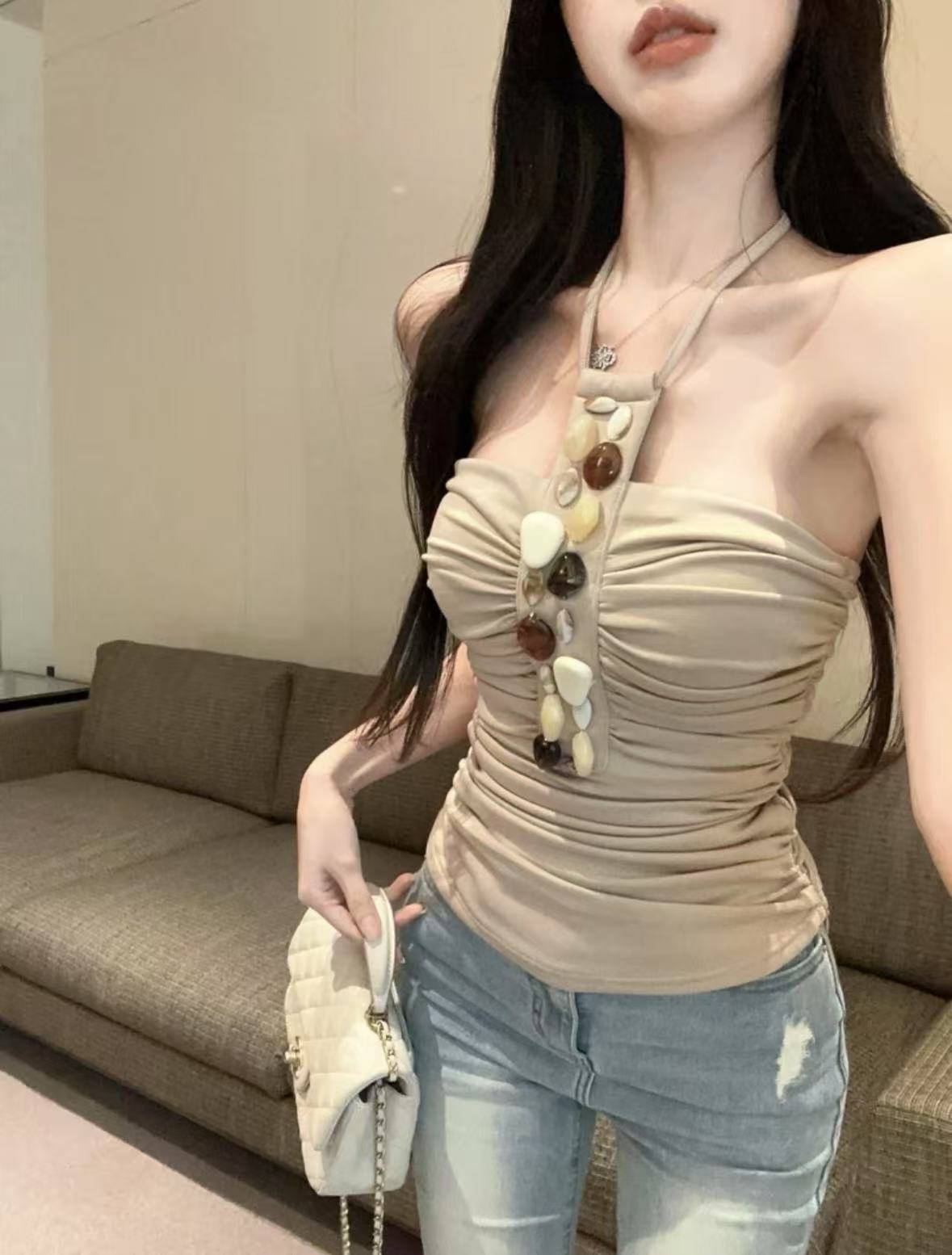 TP362设计感挂脖吊带