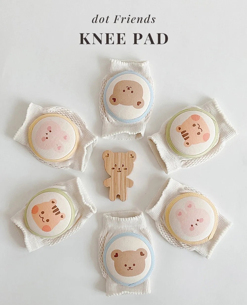 Dottodot Lollipop 軟糯加厚呼吸防摔護膝(Bunny)