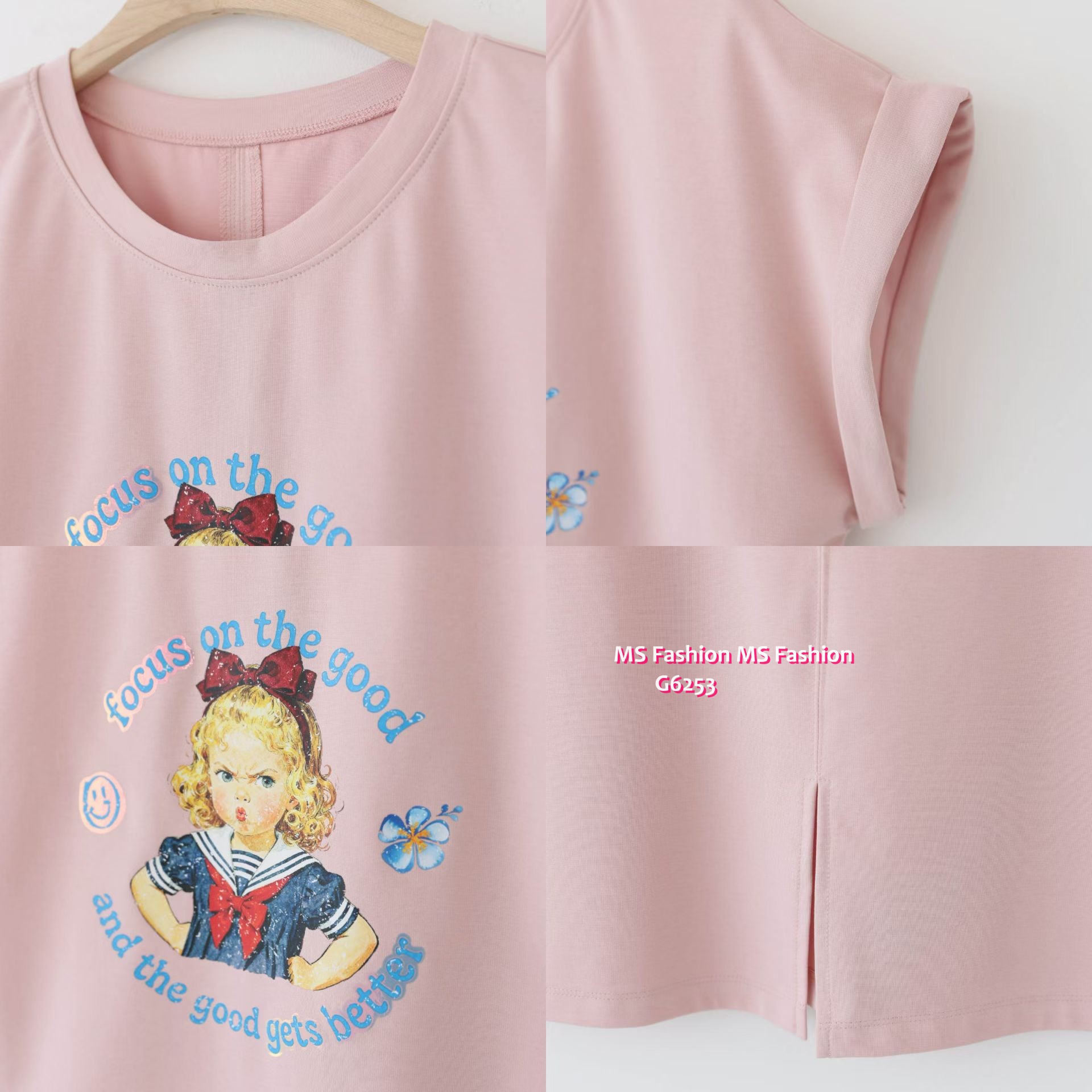 G6253 韓國🇰🇷可愛女仔print top