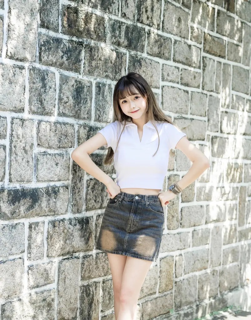 韓國POLO CROP TOP KR1111