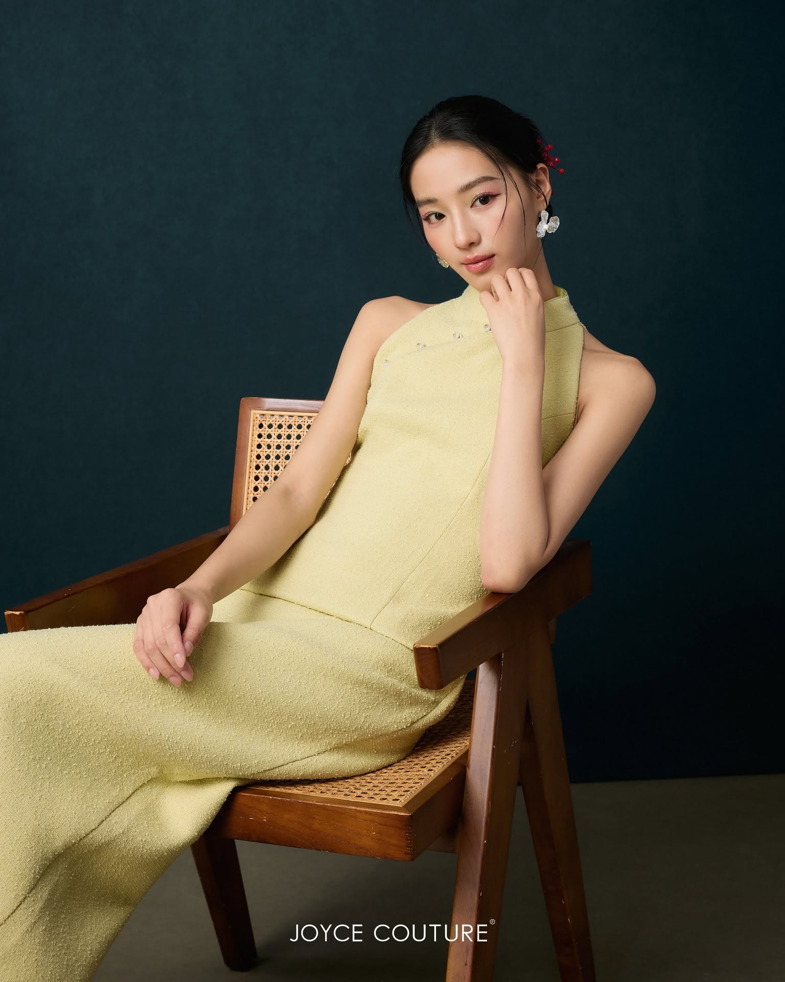 小香风cut in 旗袍 D0093