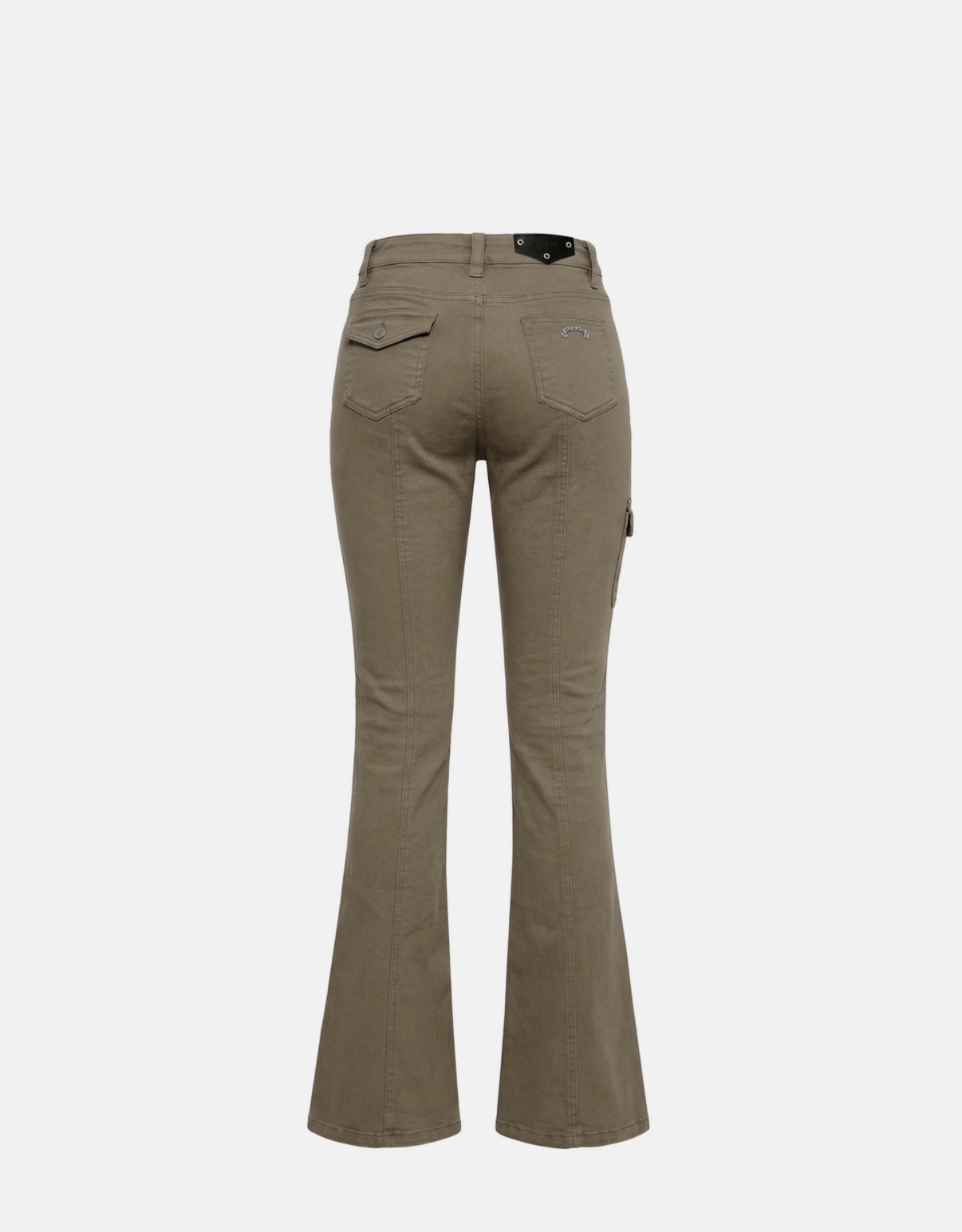 BADBLOOD新款[w-pts26-091] 109 Low-Rise Cargo Bootcut Pants - Khaki