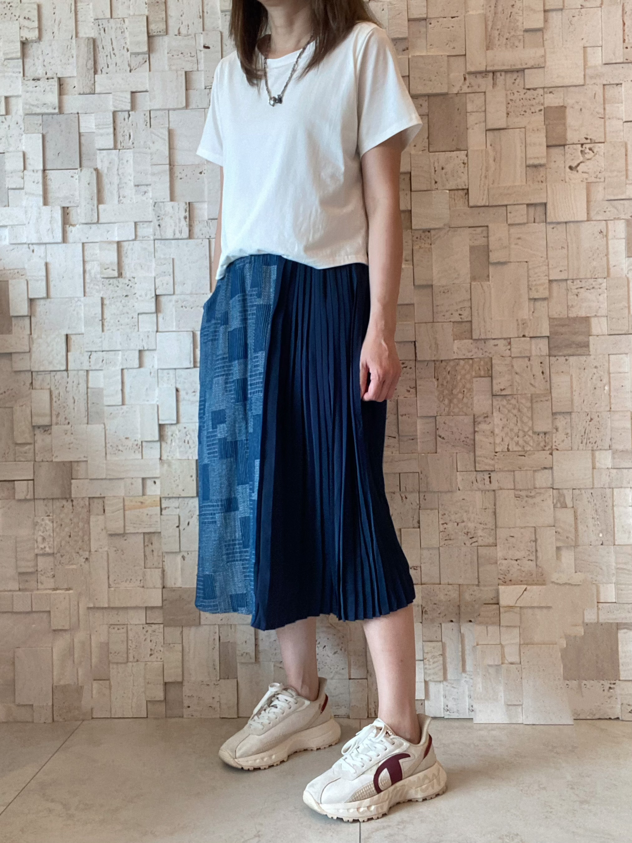 S00352 棉料拼布不對稱Op ✨