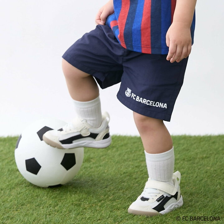 🇯🇵預訂 日本直送🇯🇵Petit Main x 巴塞球隊系列三色球隊標誌梭織短褲