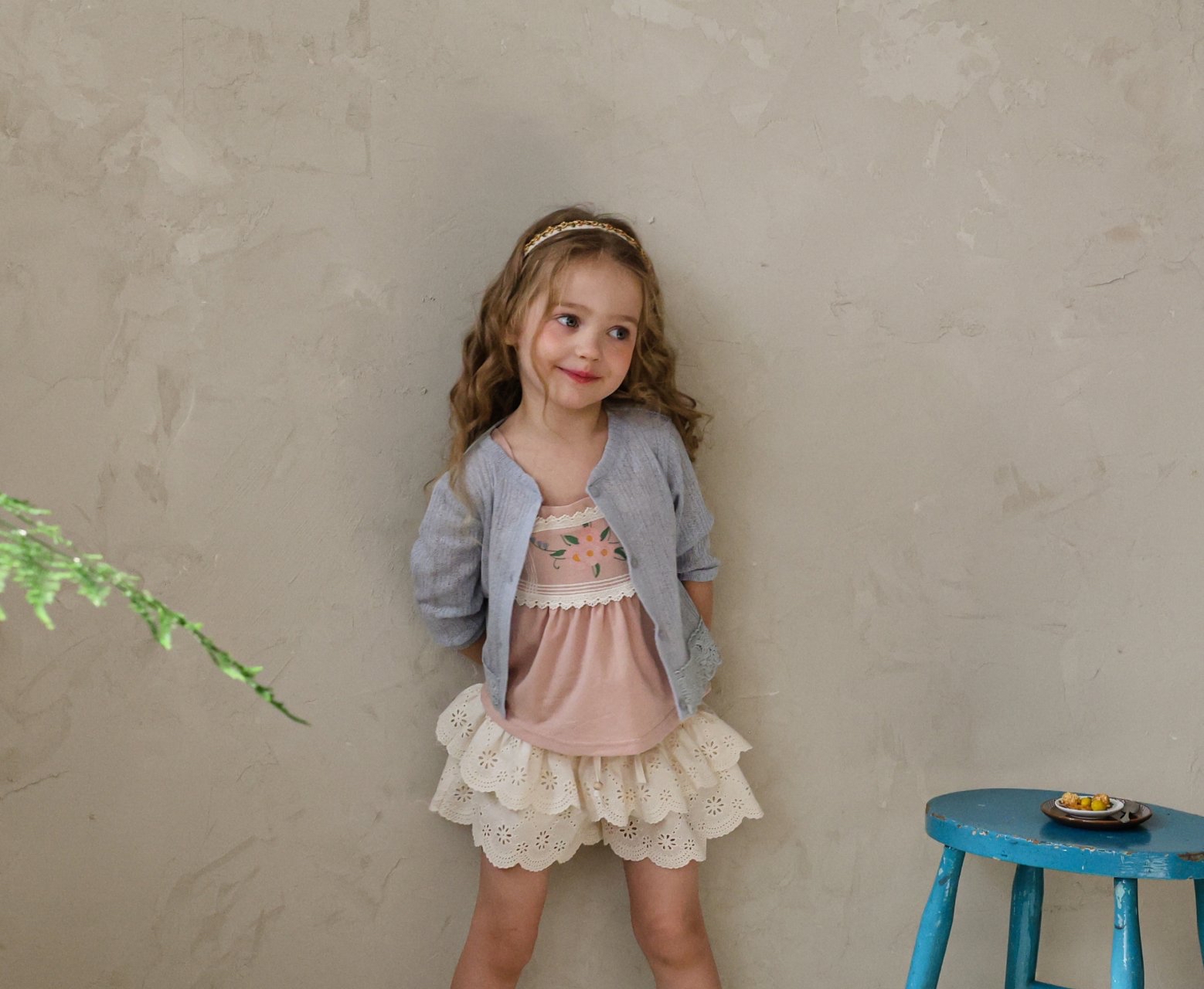 Flo | Layer skirt pants(Ivory 120(105-115)