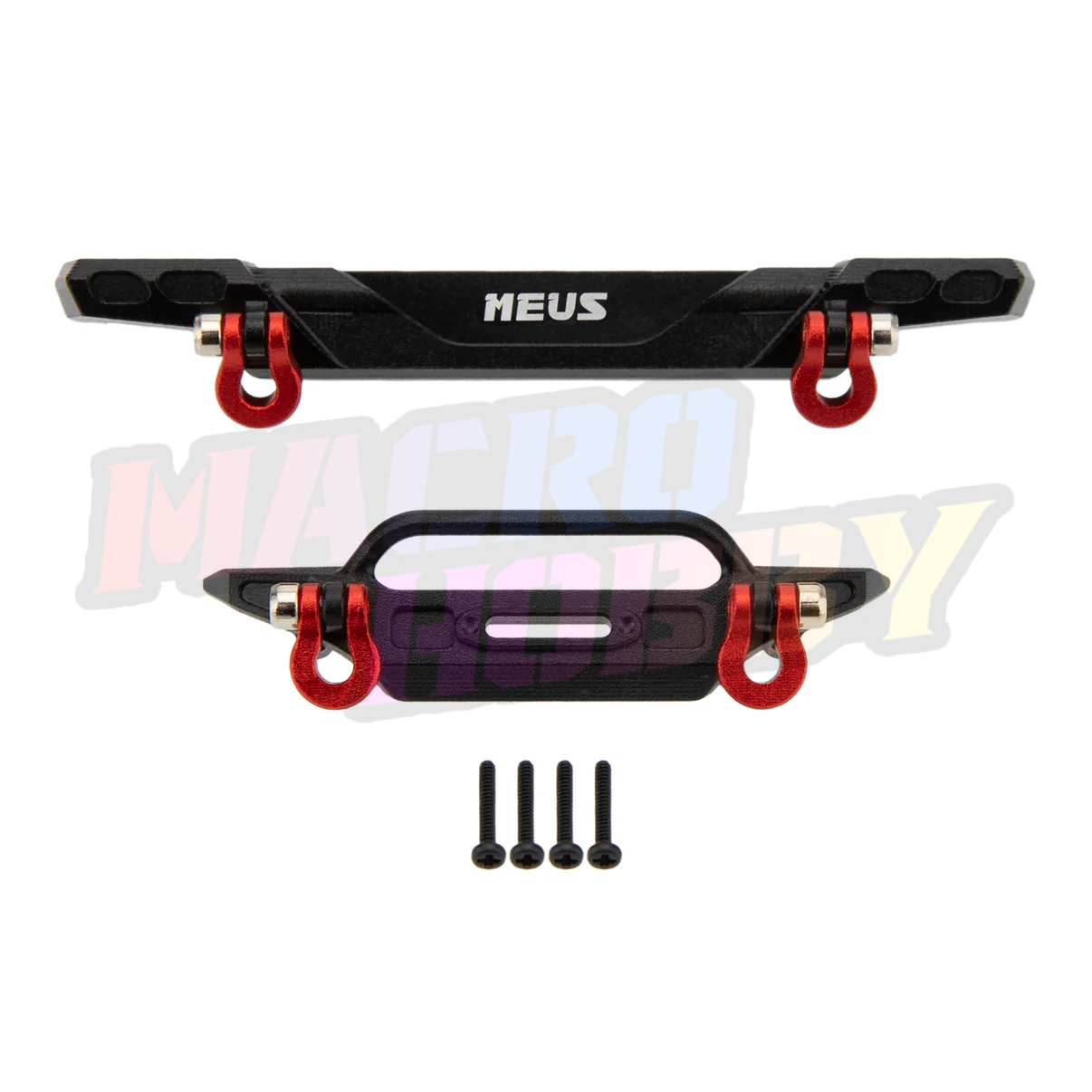 MEUS Racing Aluminum Front Rear Bumper for 1/30 Axial SCX30 Wrangler #520112
