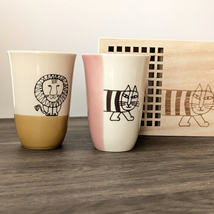 Lisa Larson杯set連木盒