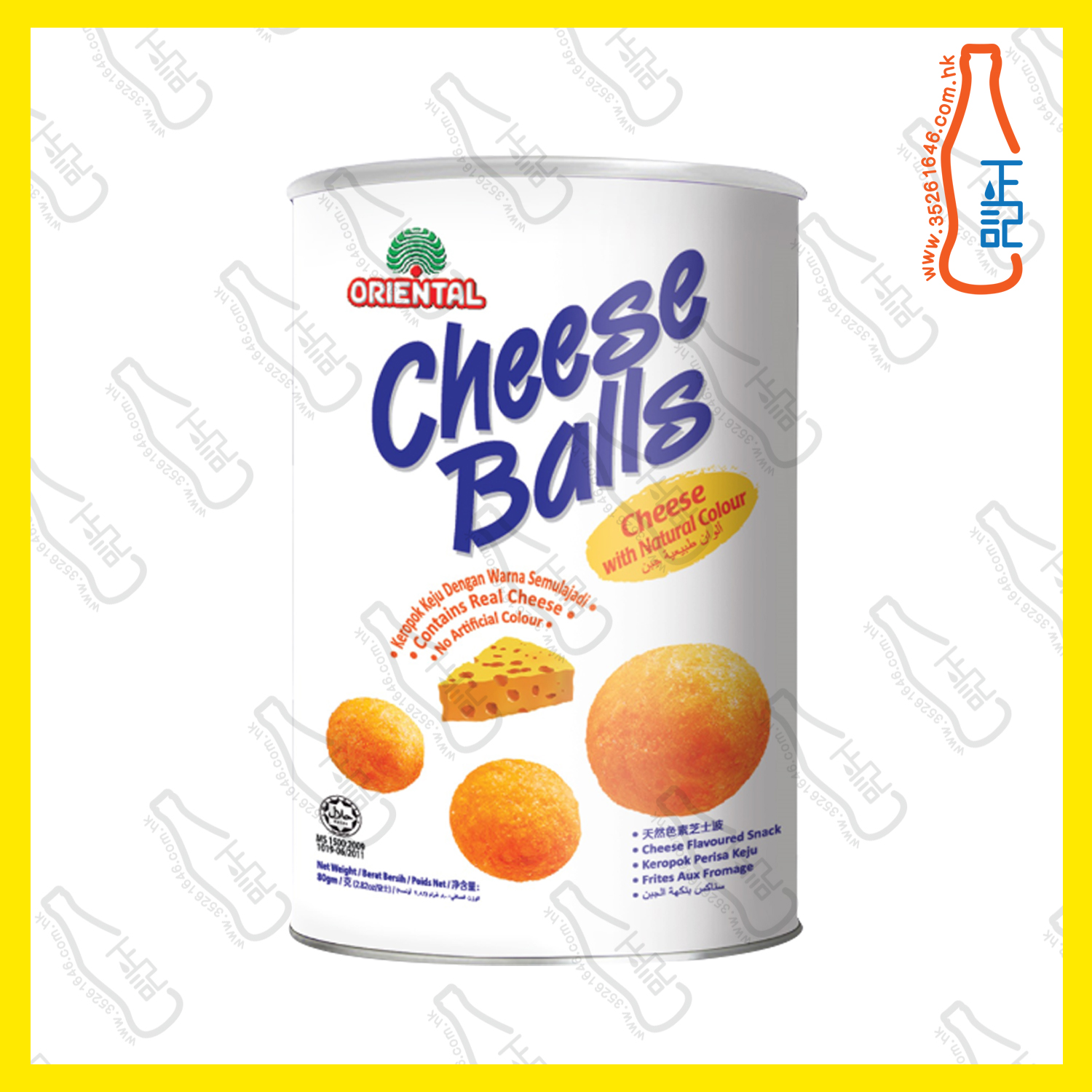 ==ORI4516 (筒裝) Oriental 芝士波 80g x 12筒 /箱