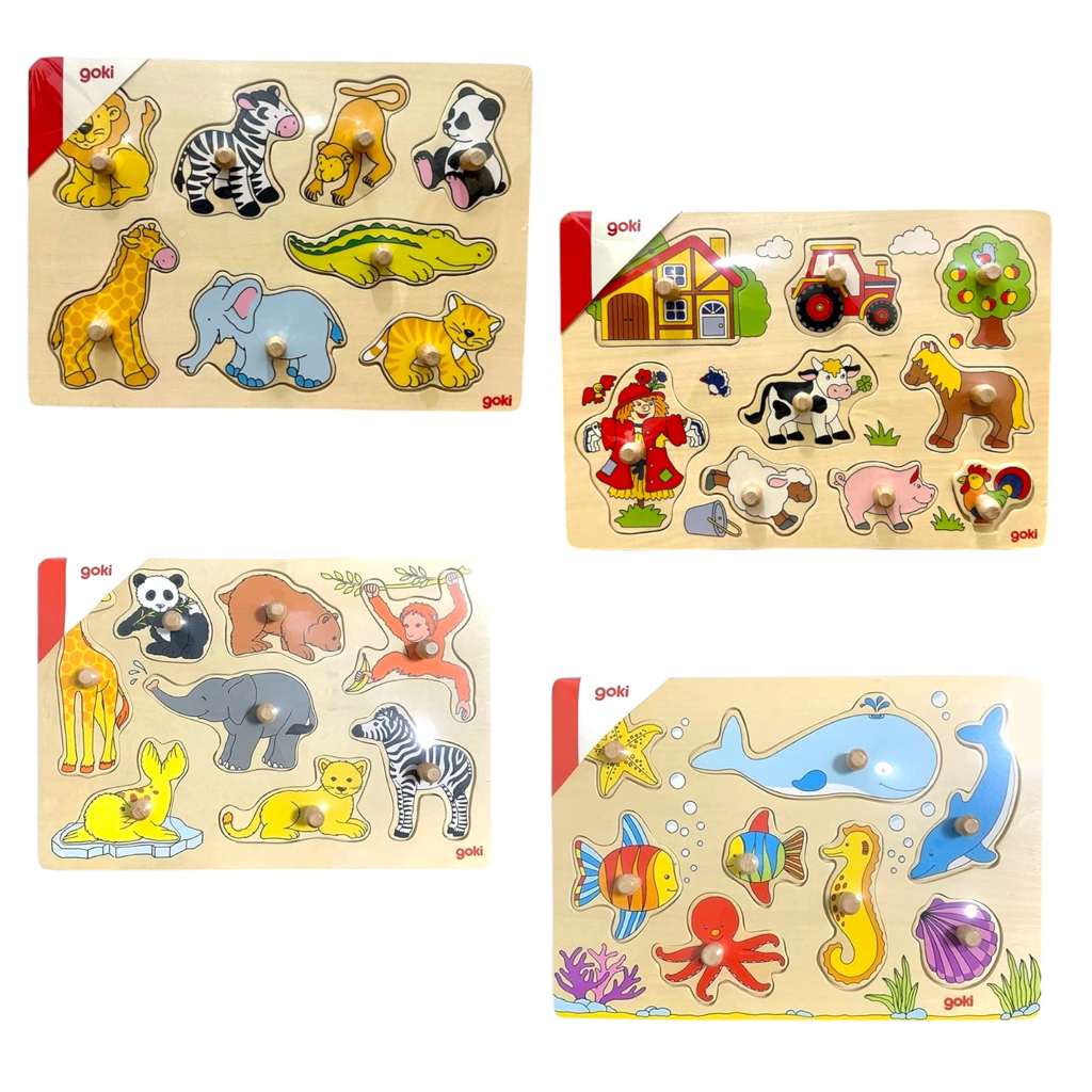 (F0572) 木製手抓拼圖（ 8片）