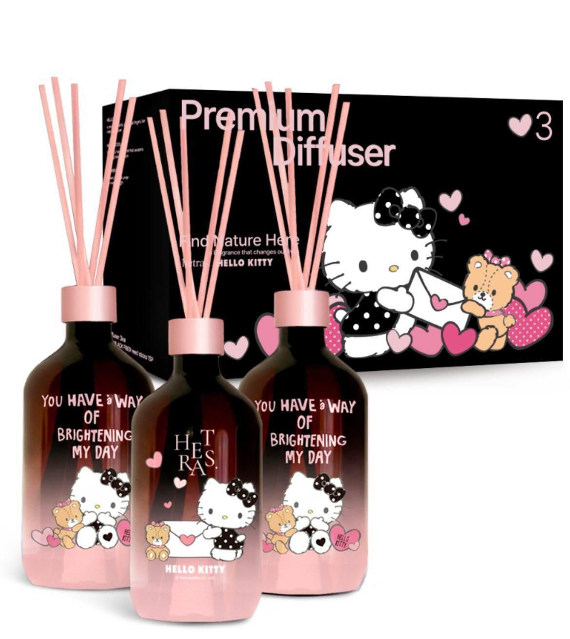 韓國Hetras x Hello Kitty Premium Diffuser 3盒(1支/500ML) (KH6326)