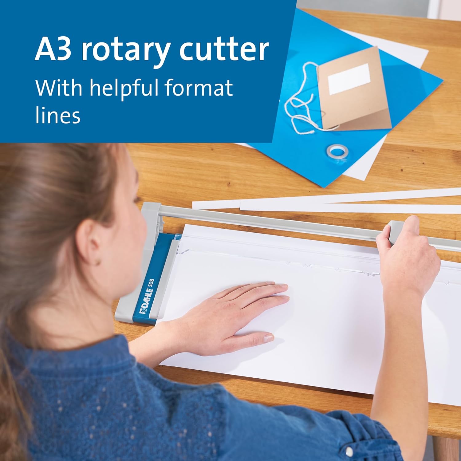 Dahle 508: 3RD Generation Paper Trimmer, able to cut 460mm length, 0.6mm in thickness 