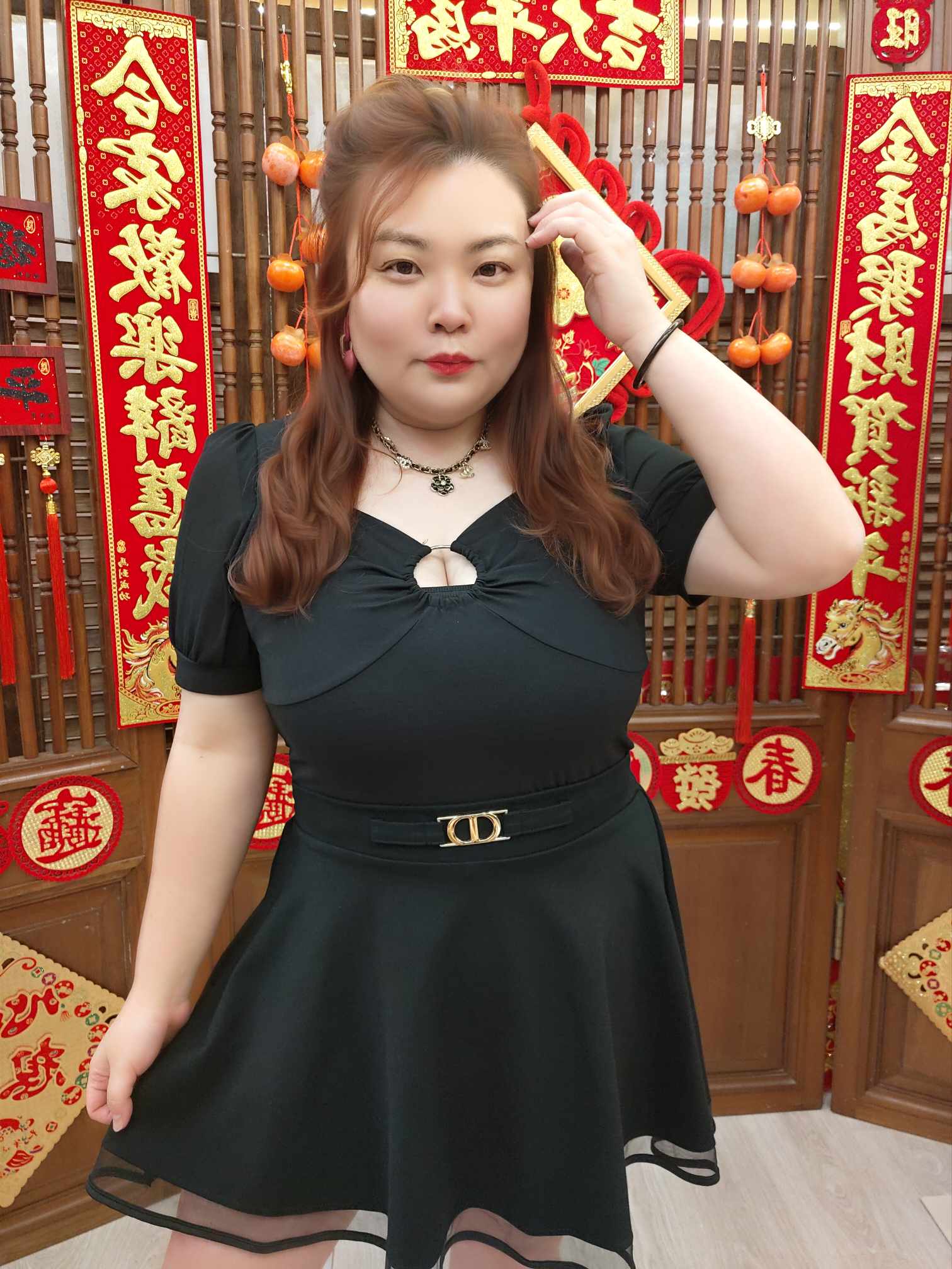 NFE06 TW#5008 雪纺袖小心机上衣