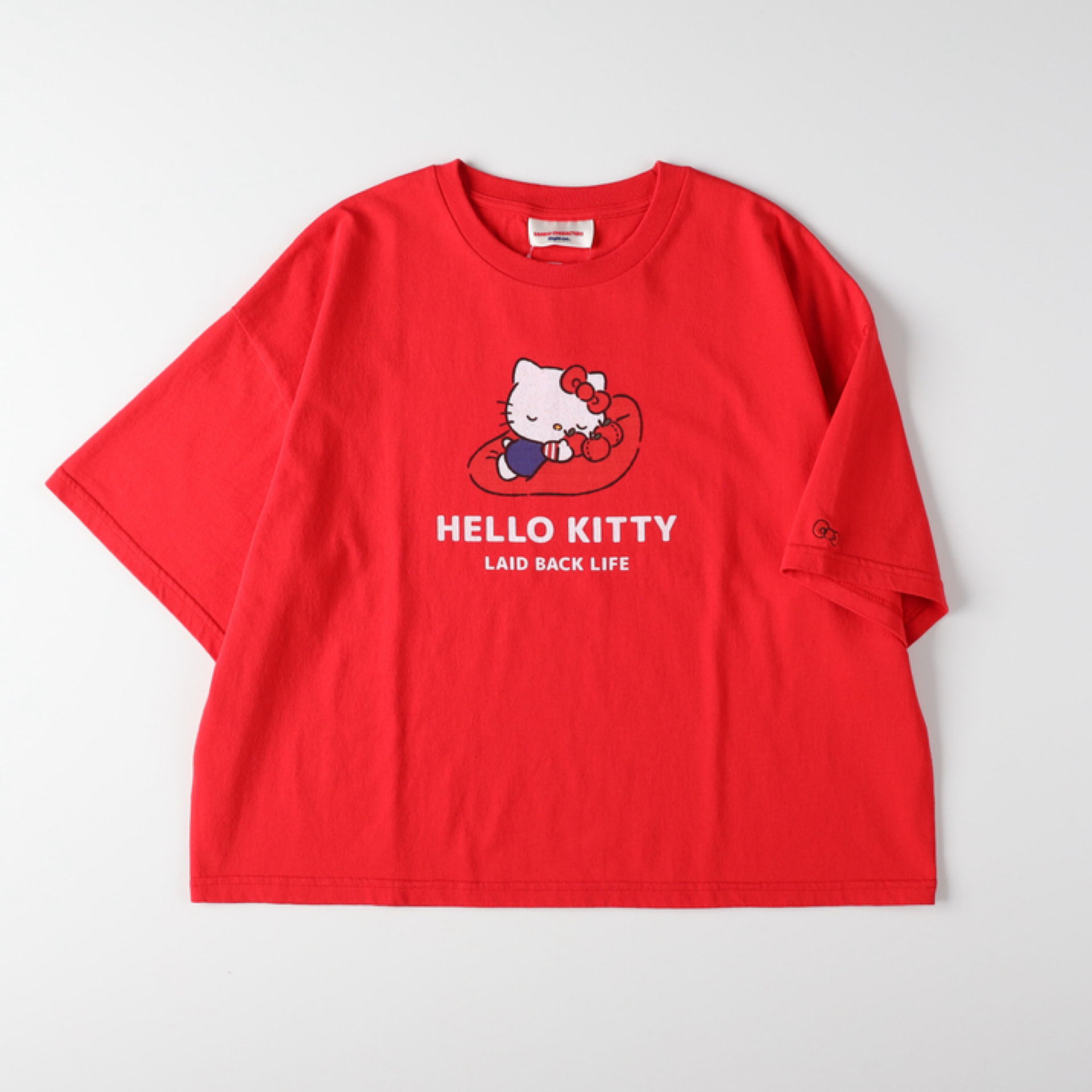 日本預訂📍日本Sanrio x Right On得意訓覺樣系列 - Hello Kitty短袖Tee (大人Size)