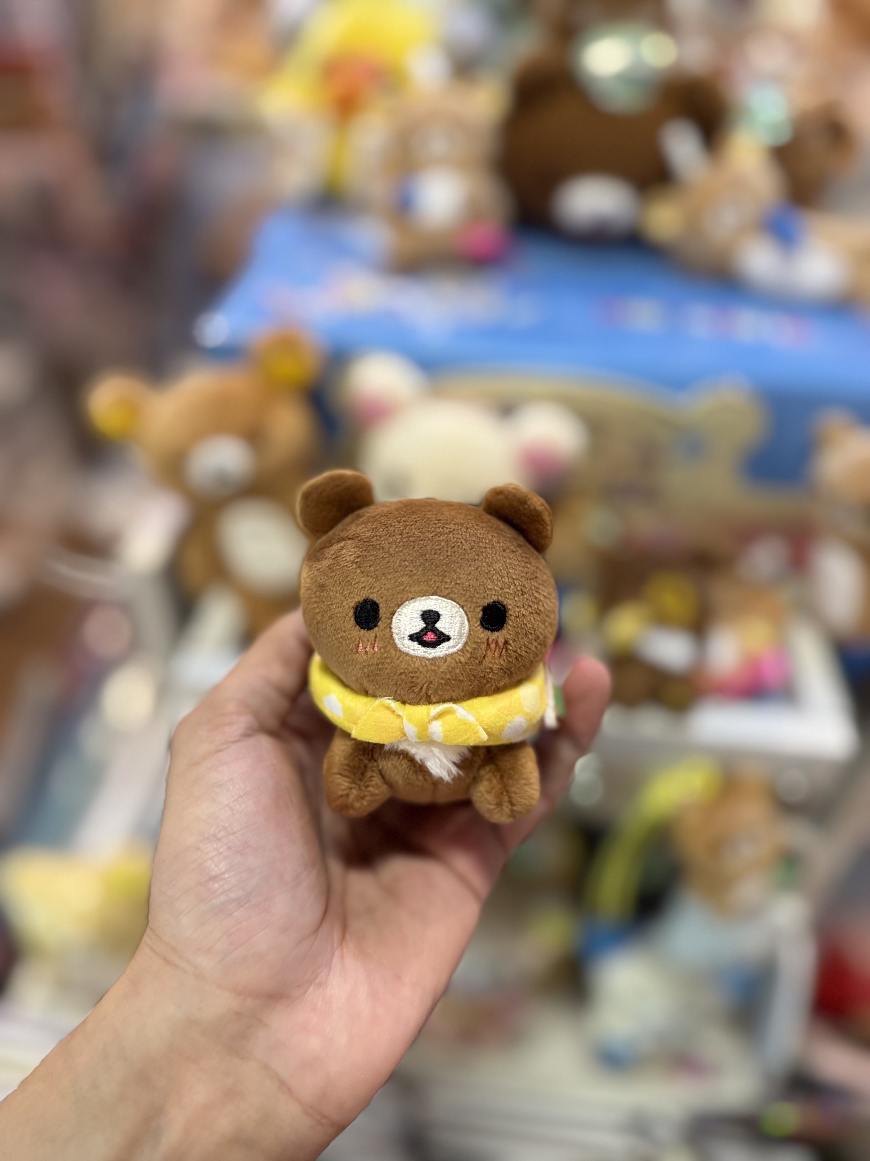 《現貨》全新日本小熊10週年紀念巡迴pop up店限定小熊探險隊系列3隻手玉連索袋套裝