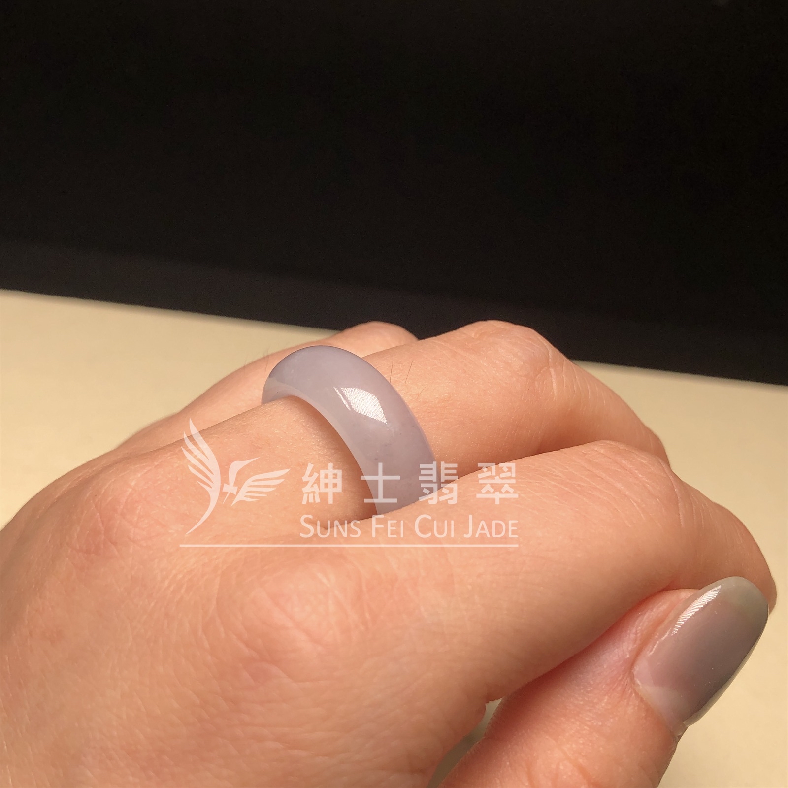 D00302 白月光玉戒（港圈16）