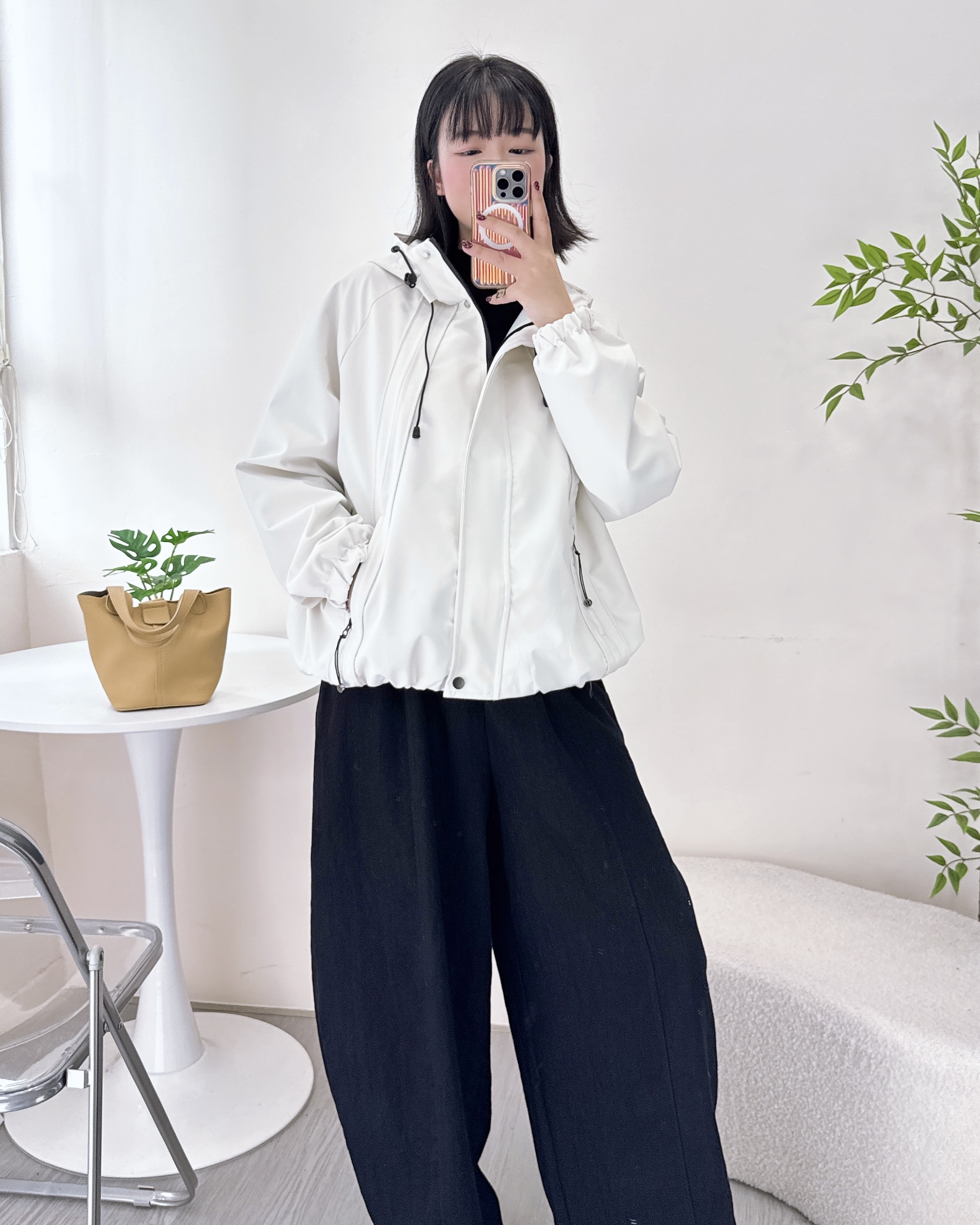 靚料超型防風有帽風褸 3色