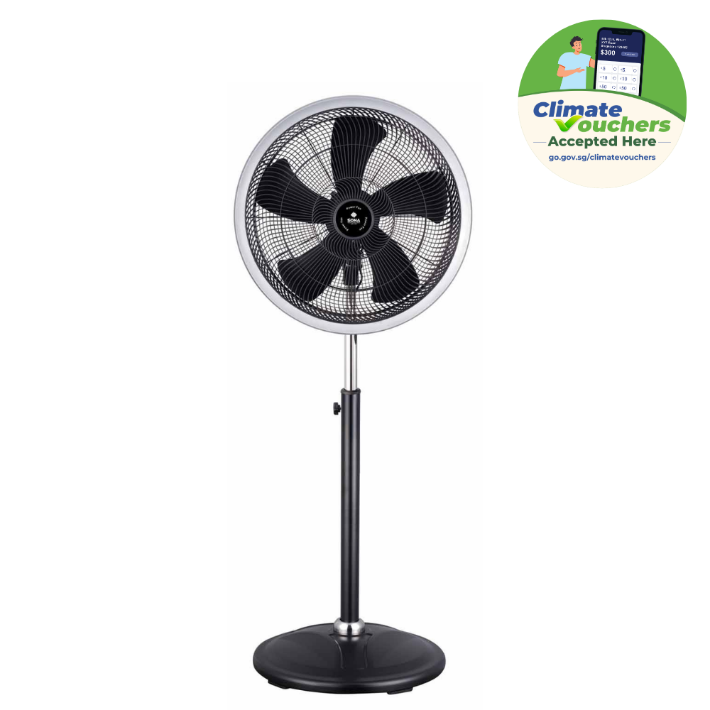 SONA Remote DC Power Stand Fan 16" 18" 20" SS06661DCP SSO6663DCP SSO6669DCP