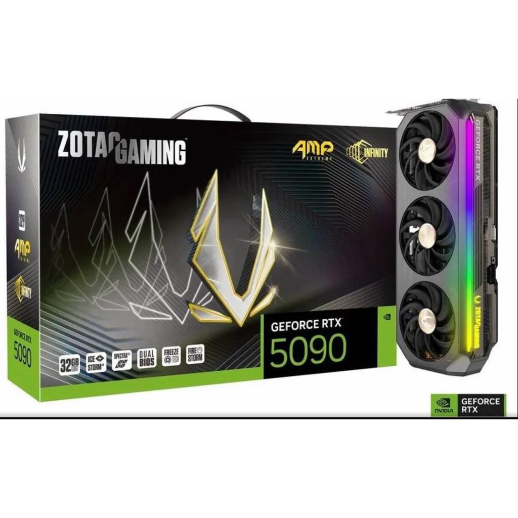 (🔥NEW RELEASE🔥) ZOTAC AMP Extreme Infinity RGB NVIDIA Geforce RTX 5090 32GB GDDR7 PC Graphics Card (Brand New Full Set)