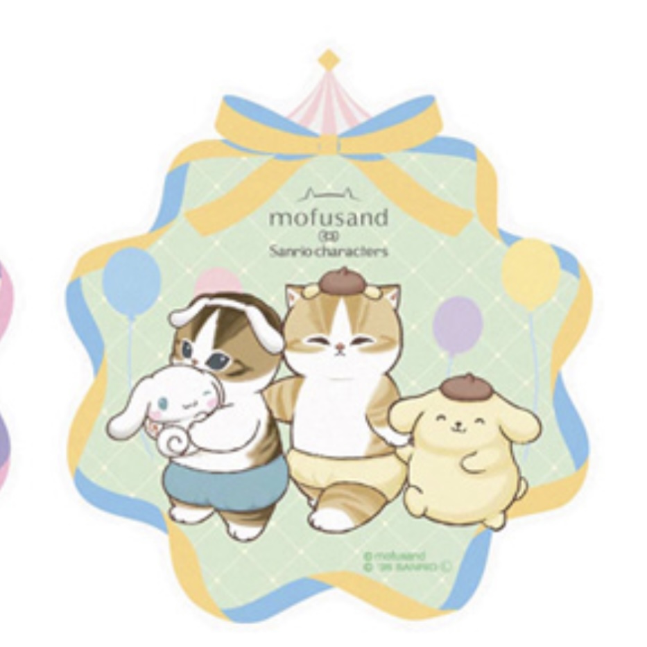 Mofusand 鯊魚貓 貼紙｜預訂