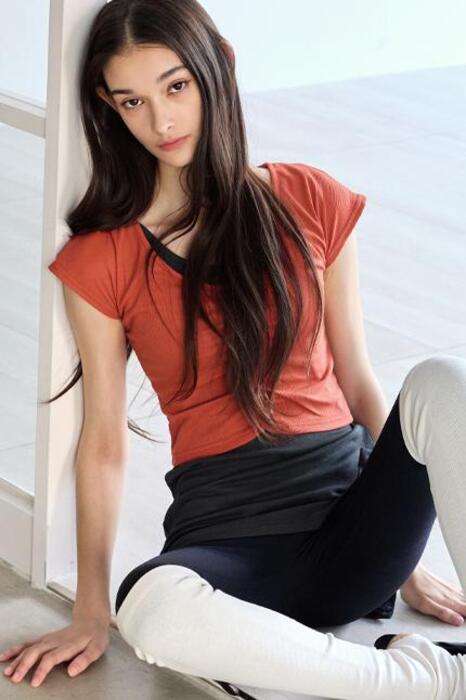 預購_DEVI-T0130 Julie Shirring Cap Sleeve by Devi wear