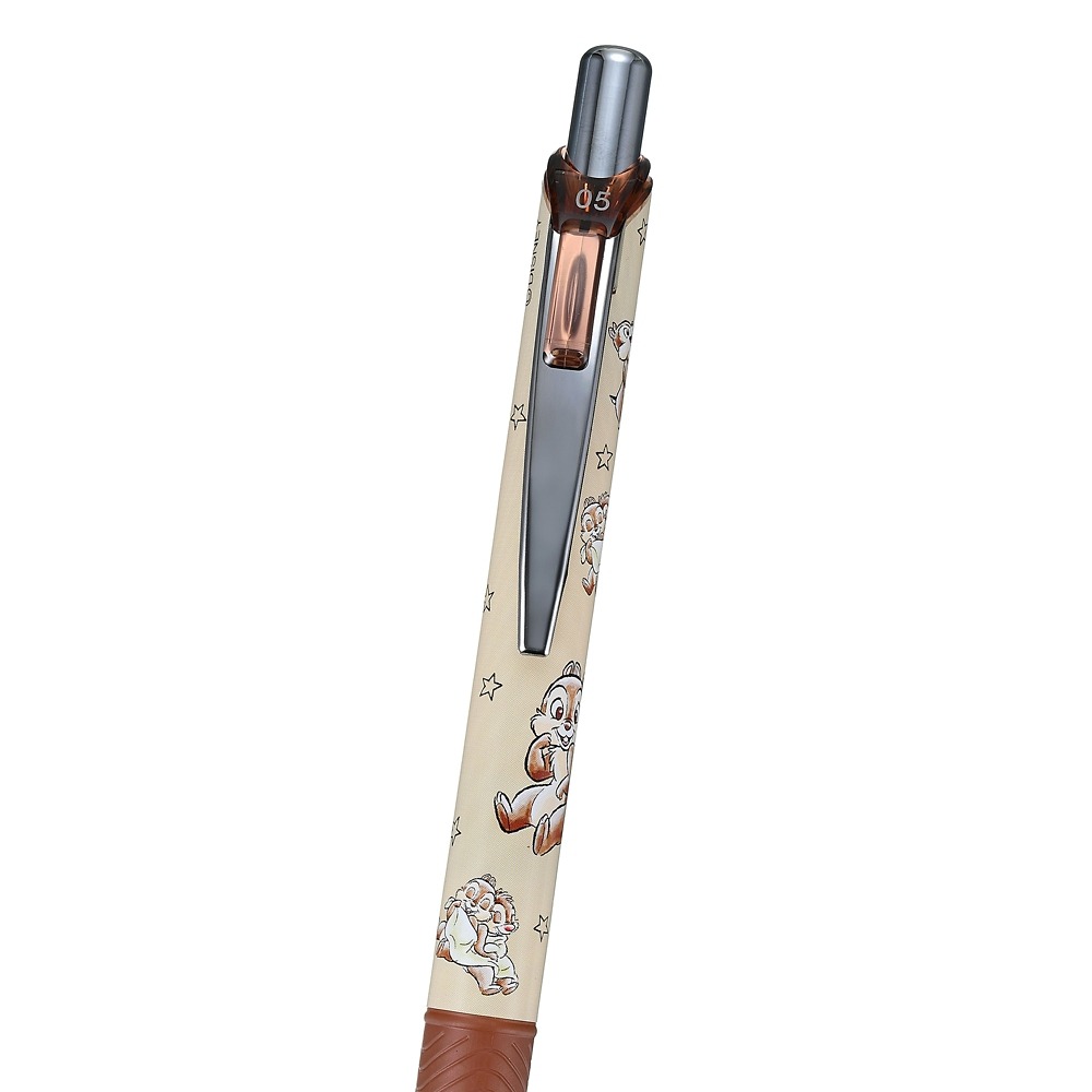 【日本 Disney Store 限定】Chip & Dale 鋼牙與大鼻 日本製 Pentel EnerGel 0.5mm 黑色 啫喱筆 690097