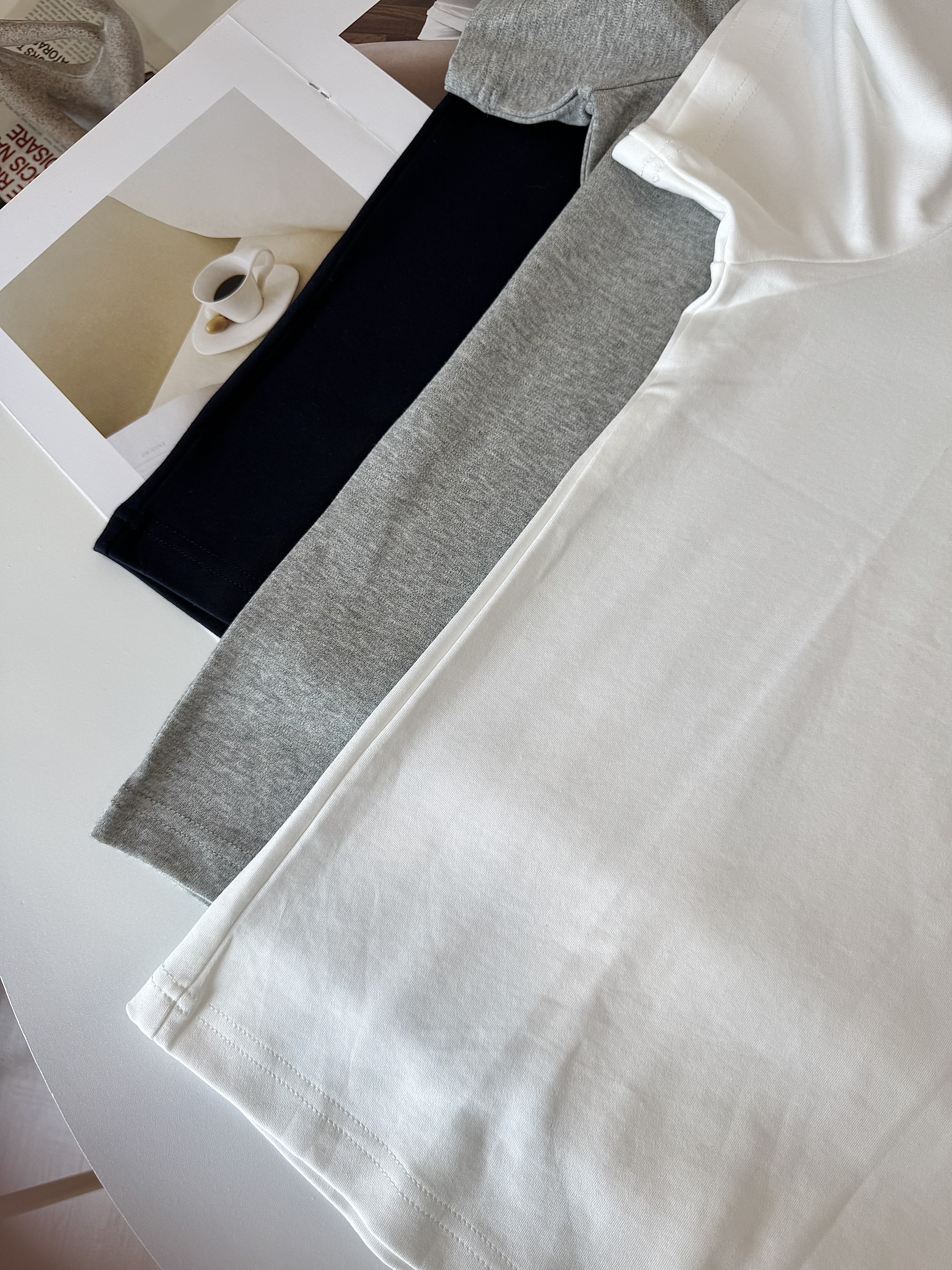 Fluffy Puppy Embroidery Casual Tee 韩系重工毛绒刺绣小奶狗短袖T恤 （ 3 Colours )