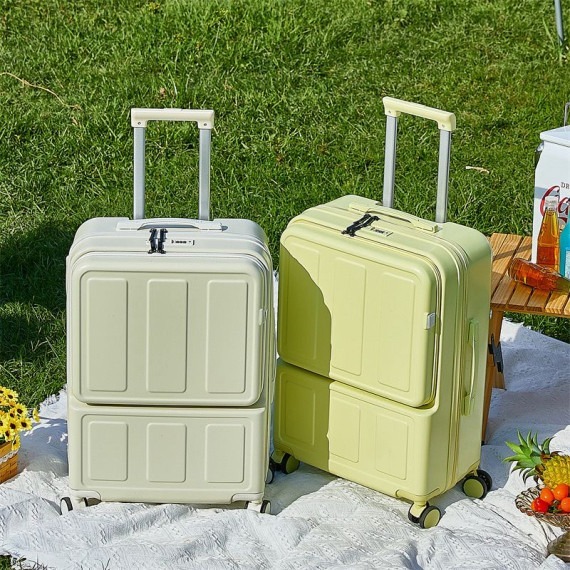 日本樂天熱賣 超輕盈前隔開蓋行李箱 -1個 現貨