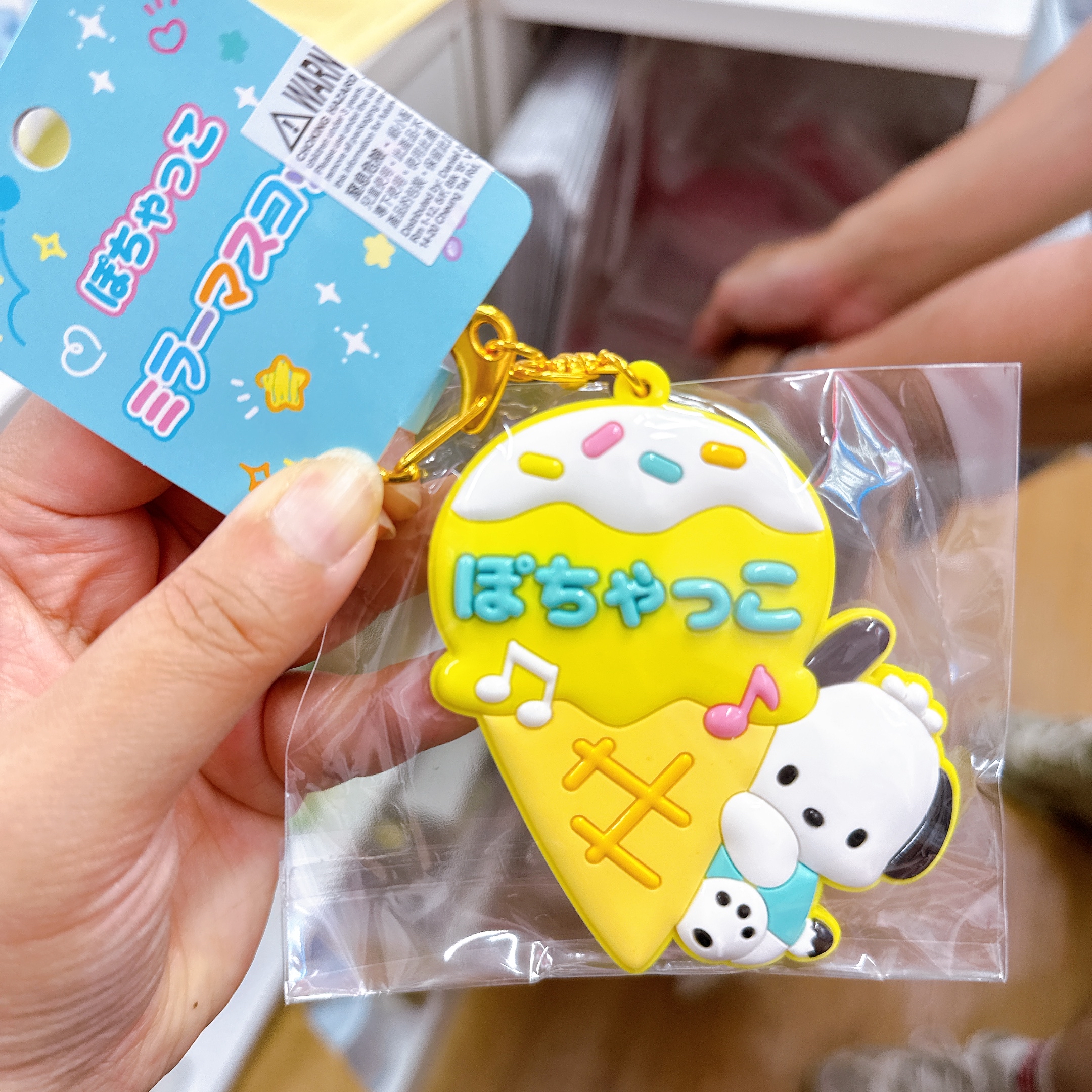 日本直送Sanrio 公仔鎖匙扣掛飾連鏡