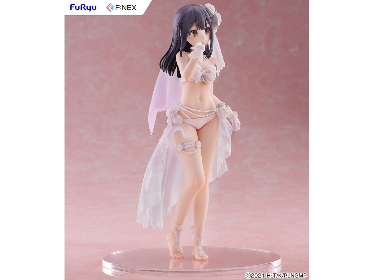 【預訂日期至17/6/26】 FURYU [F:NEX]《魔法少女☆伊莉雅》1/7 美遊 -婚紗泳裝- / Miyu Edelfelt Wedding Swimsuit ver. 1/7 Scale Figure 🌸[訂單確認後,本店會於一週內發出電子預購單據,屆時請確認WhatsApp對話查收。"如需到店提取紙質單據或使用其他通訊APP可於備註告知"]