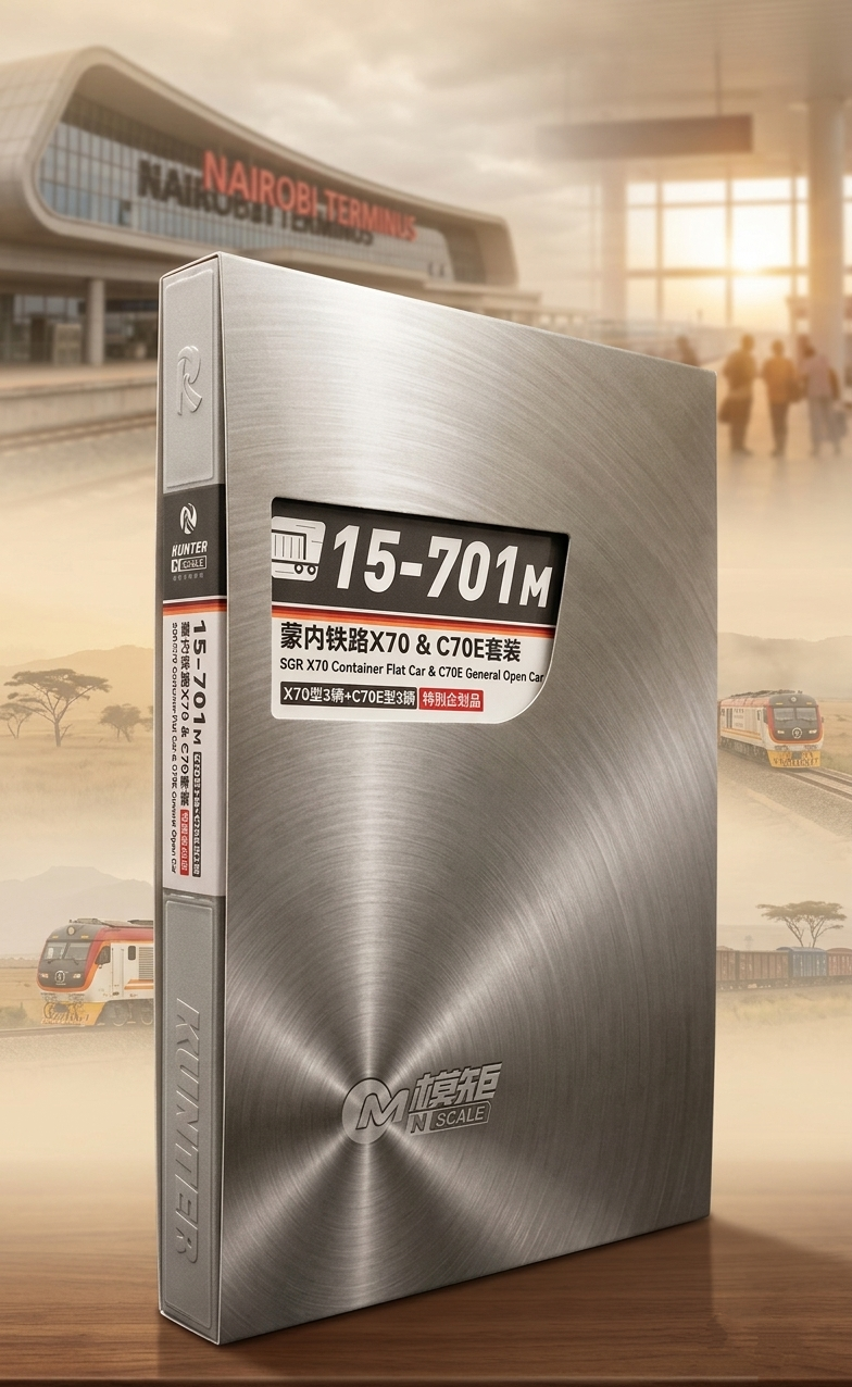 Kunter 模矩Matrix出品： 肯亞塗裝C70E&X70 N比例 1：160 全金屬製造 （Ready-to-Roll 上軌即玩）