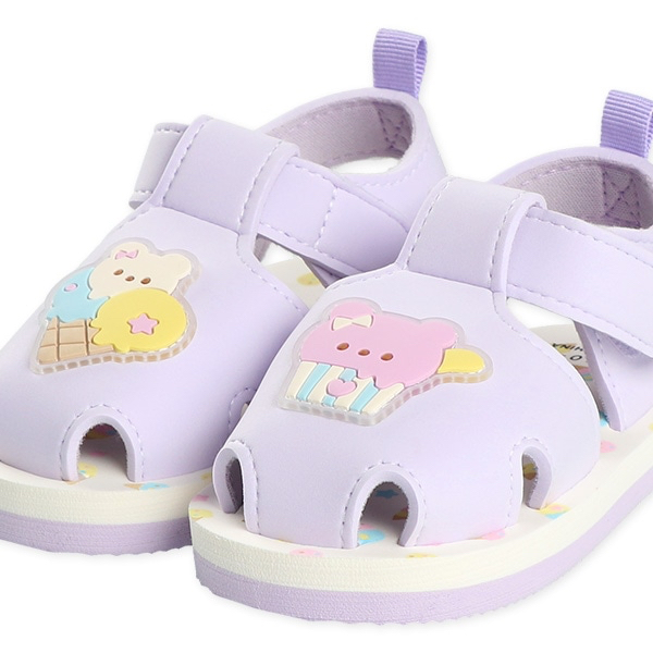 🇯🇵預訂 日本直送🇯🇵甜點動物圖案淺紫色EVA涼鞋