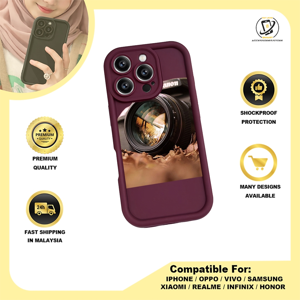 TPU DESIGN CASE PHONE FOR INFINIX - DESIGN CAMERA