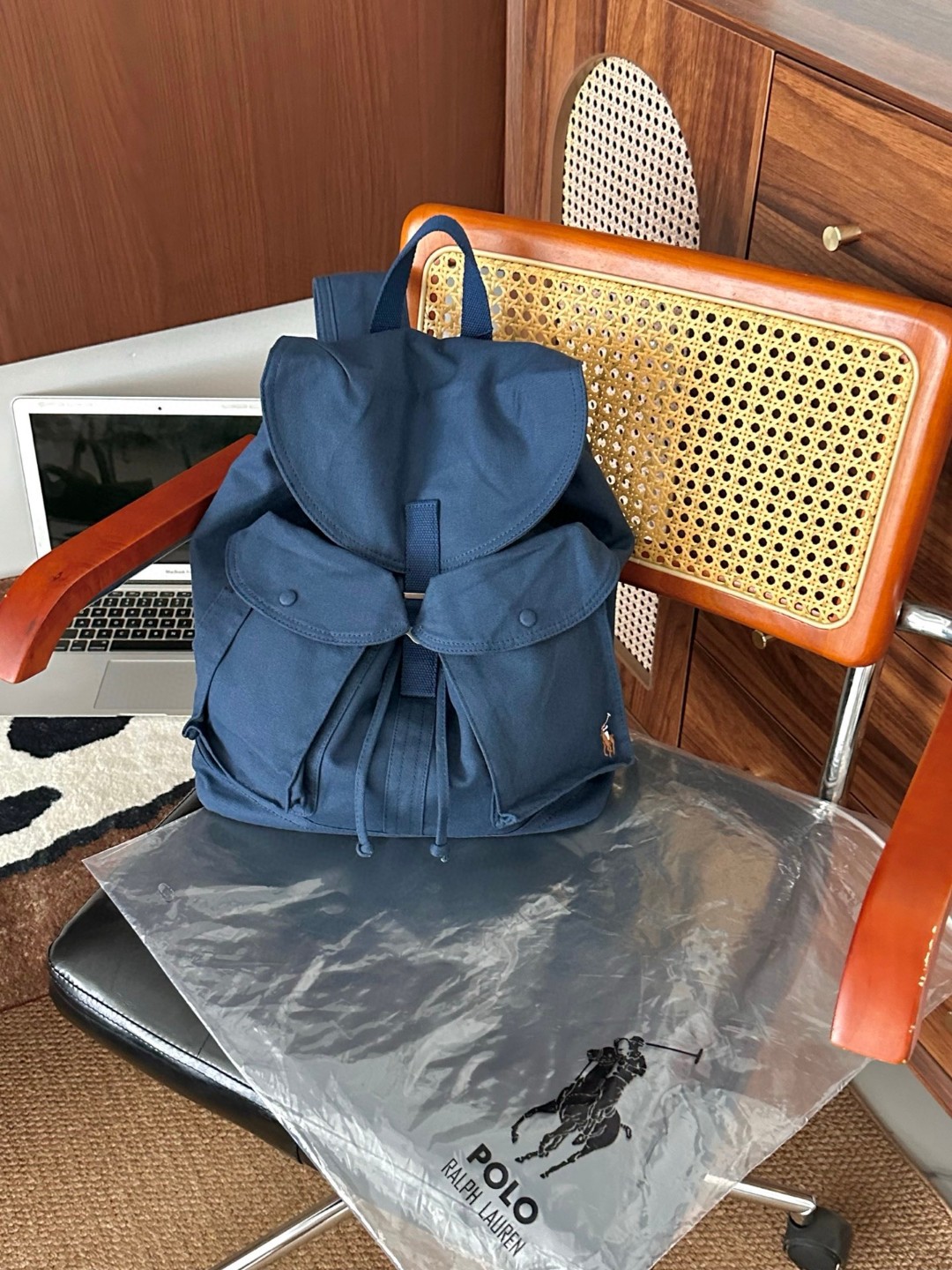 0805 RL Polo FLAP-TOP CANVAS BACKPACK 翻蓋帆布背囊 9月中 