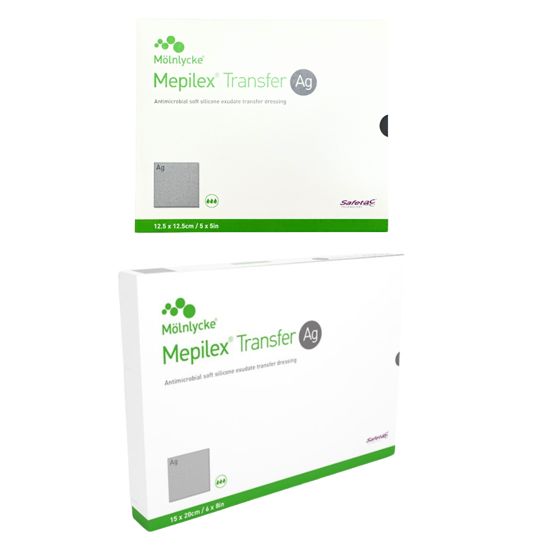 Molnlycke Mepilex Transfer Ag 銀離子敷料貼