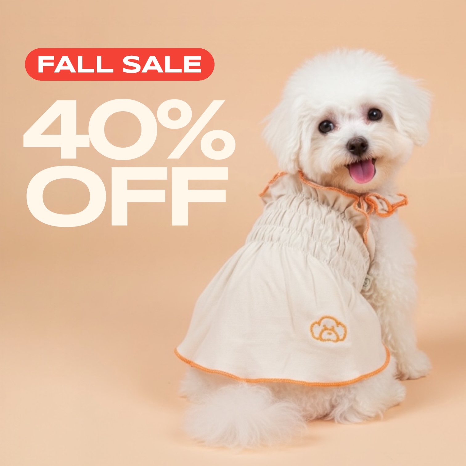 S491BN 縮褶吊帶裙-杏色 Retro Dress - Apricot