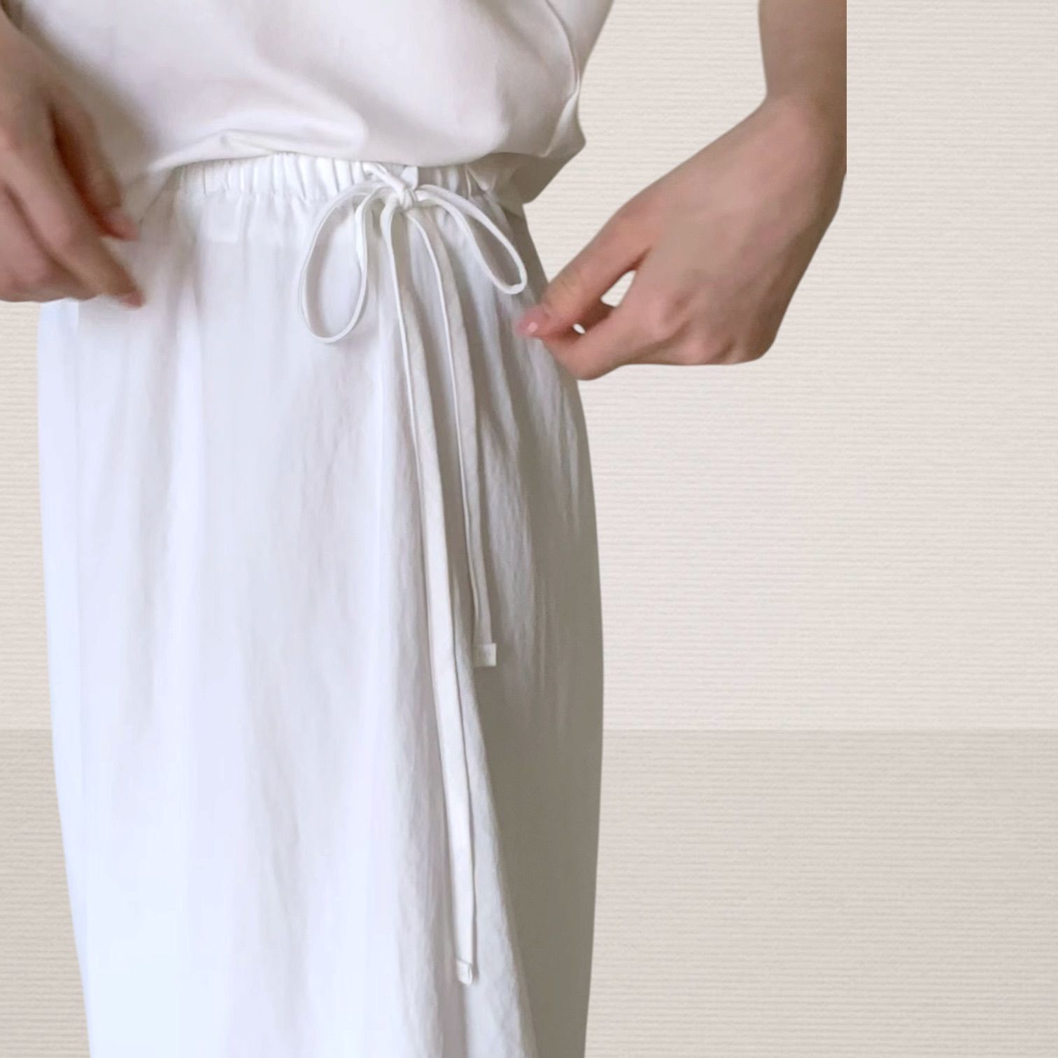 221109 兩邊綁繩半截裙