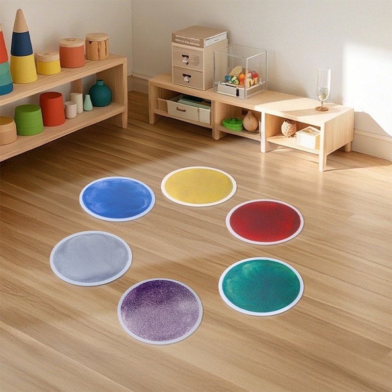 觸感顏色水墊（圓形金沙30cm) Sensory Floor Tile 