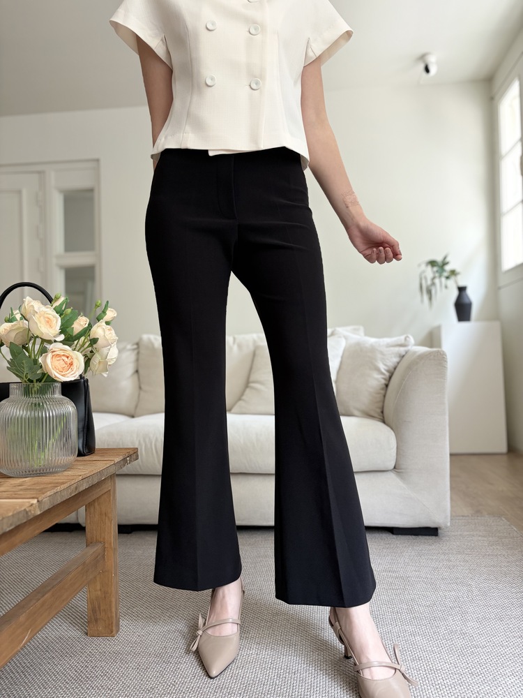 Pull-On Stretch Pants (Black)