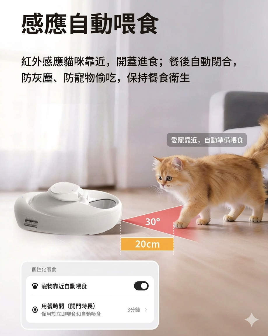 Airrobo 空氣夢卜雙溫自動餵食器 F20 香港三腳插頭 (預購產品)