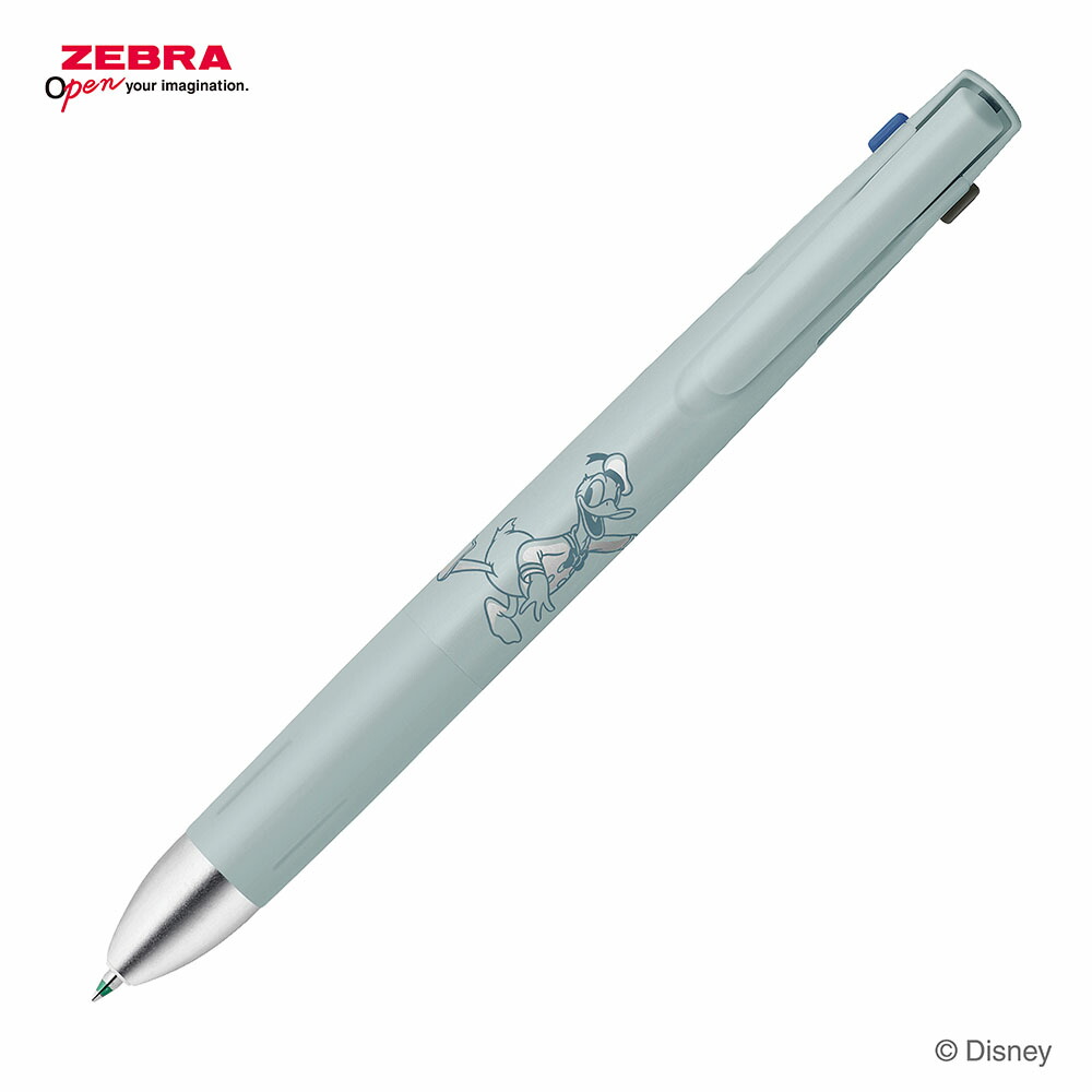 現貨｜Disney Donald Duck 唐老鴨 日本製 Zebra bLen 4+S 低震 多功能 5用筆 (4色原子筆 + 鉛芯筆) B4SAS88-DS2-POB