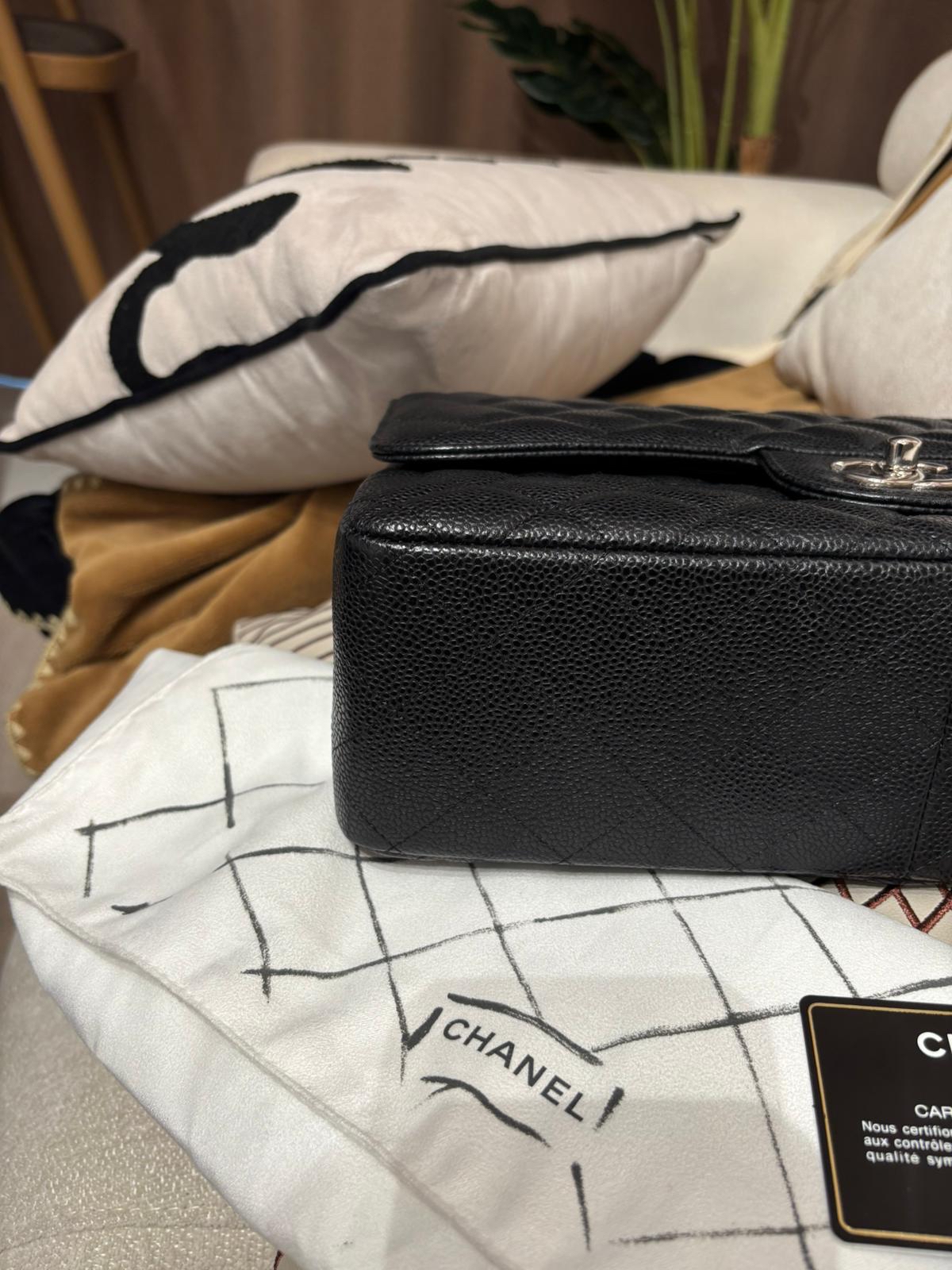 Chanel classic flap 30cm,jumbo,A58600 cf30 100%Authentic ,98%new ✅16card ✅塵袋✅box
