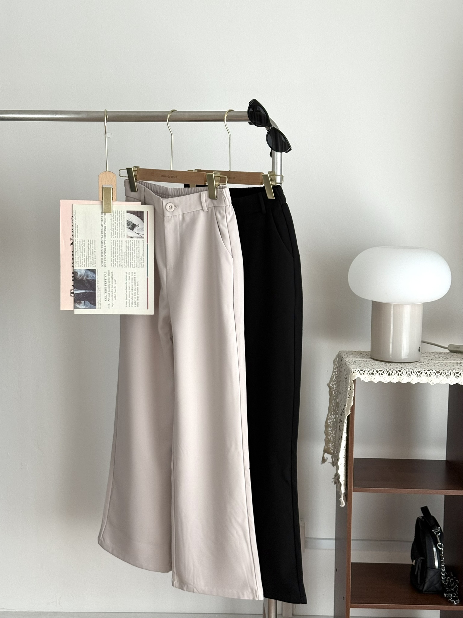 Joice Suit Pants | Black