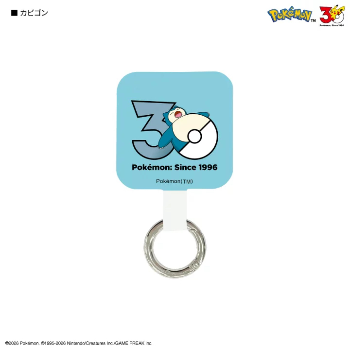 日本預訂📍日本Pokemon 30週年圖案電話掛片 2026年11月下旬到貨