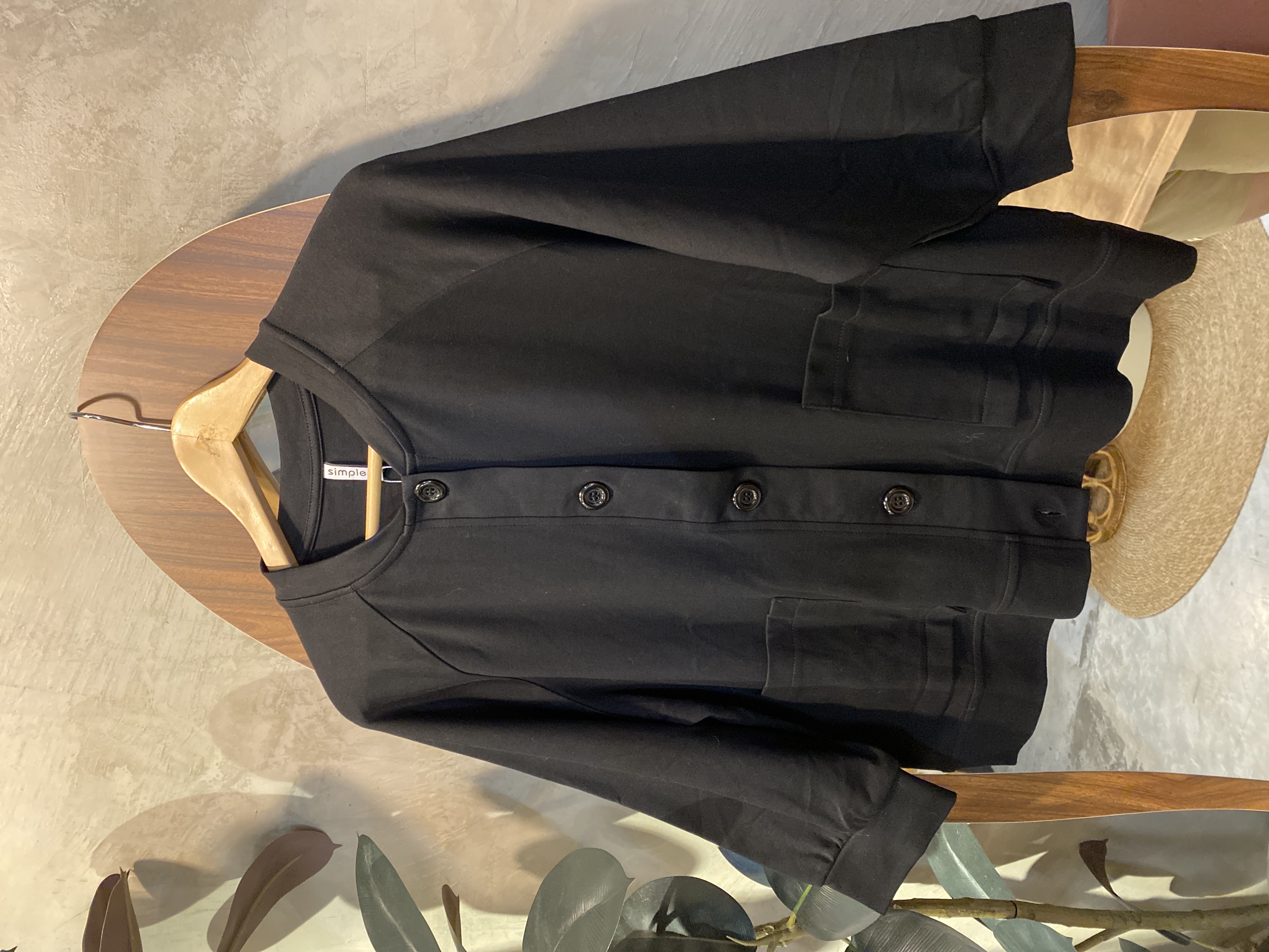 🌸4434号-日系松弛风排扣口袋外套