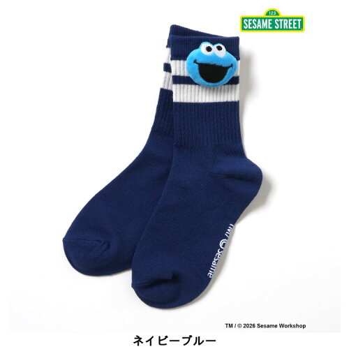 🆕【⭐訂購⭐】🇯🇵日本直送🌀#SesameStreet 3D立體短襪［4款選］🌀[ELED-0165][260618]
