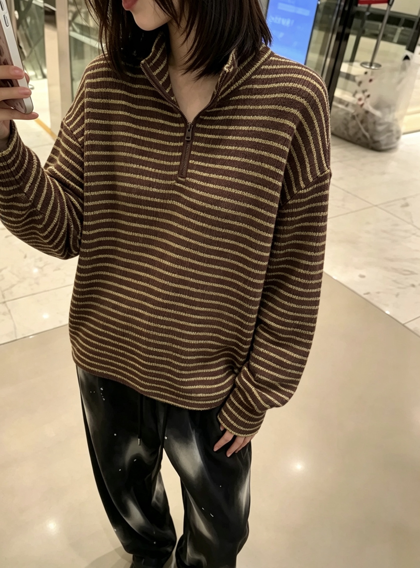橫紋企領Top