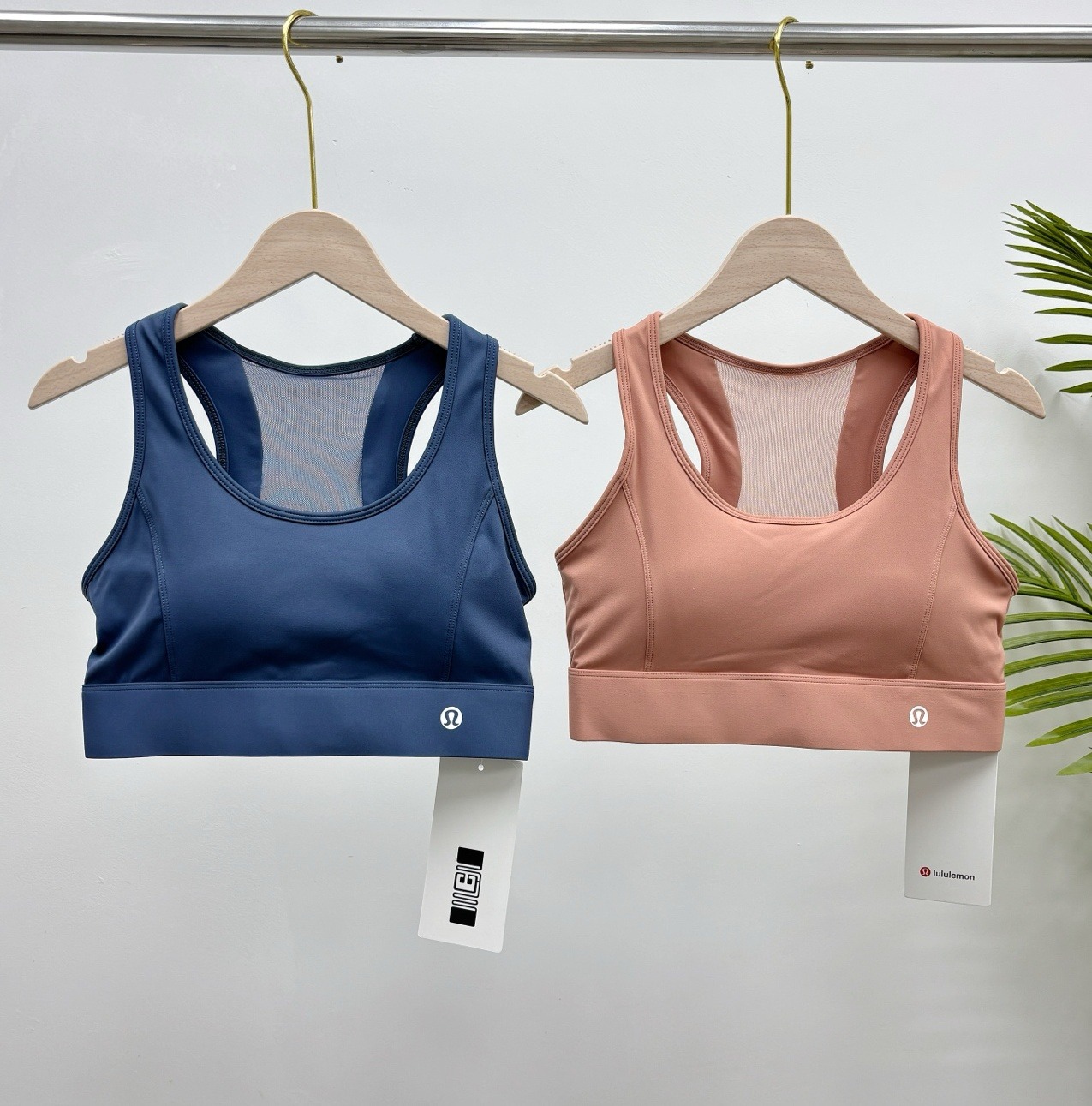 lululemon 可外穿無鋼圈健身運動文胸式背心（一套2件）