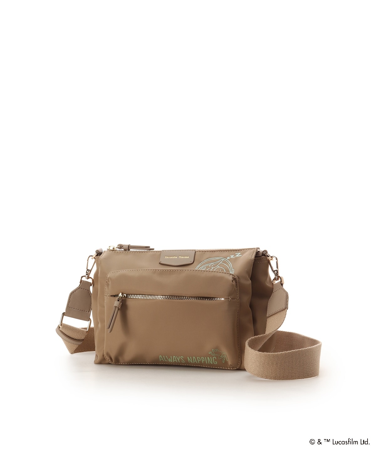 🌸 【預訂】斜孭袋(BG)-Samantha Thavasa x GROGU