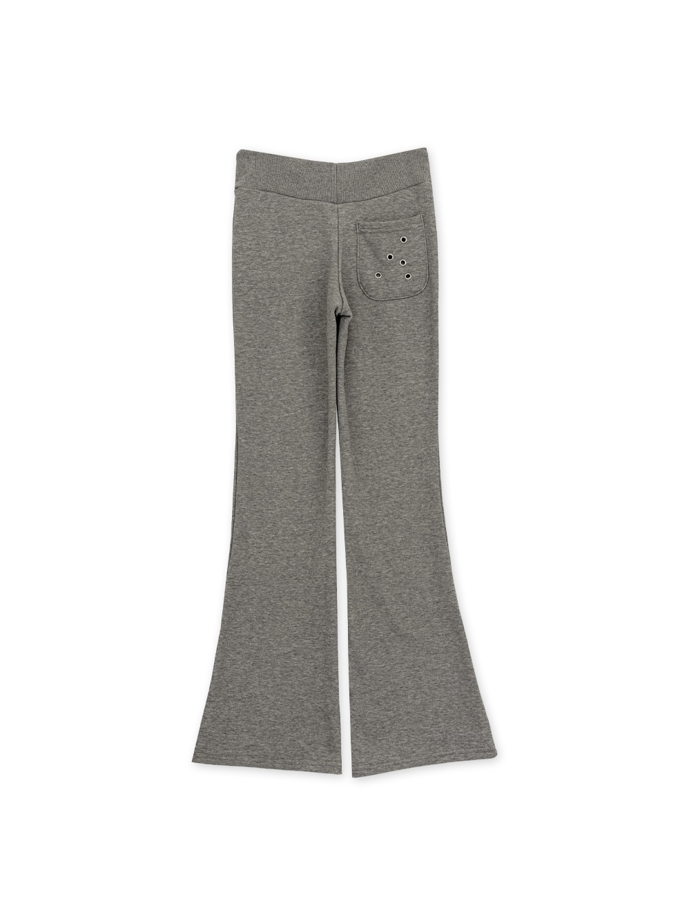 Eyelet Pocket Low Bootcut Pants